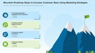 Mountain roadmap powerpoint ppt template bundles