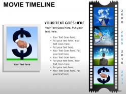 Movie timeline powerpoint presentation slides