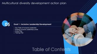 Multicultural Diversity Development Action Plan Powerpoint Presentation Slides