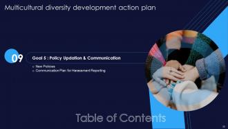 Multicultural Diversity Development Action Plan Powerpoint Presentation Slides