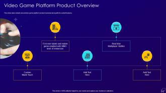 Multiplayer gaming system investor video game platform product overview