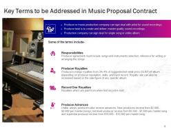 Music Production Companies Contract Proposal Powerpoint Presentation Slides