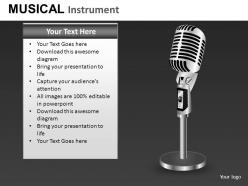 Musical instrument powerpoint presentation slides db