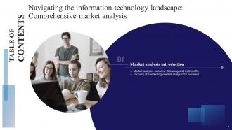 Navigating The Information Technology Landscape Comprehensive Market Analysis Complete Deck MKT CD V Content Ready Captivating