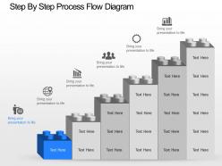 Nd step by step process flow diagram powerpoint template