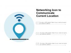 Networking Icon Storage Electronic Communicate Location Networking Migration