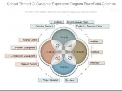 New critical element of customer experience diagram powerpoint graphics