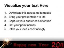 New year01 2011 festival powerpoint backgrounds and templates 1210