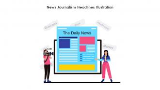 News Journalism Headlines Illustration