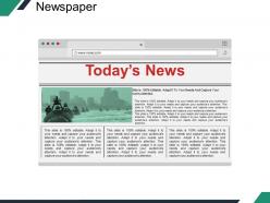 Newspaper ppt sample presentations template 2