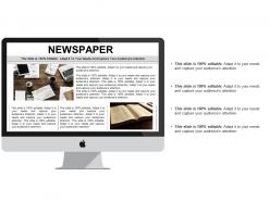 Newspaper ppt styles example topics