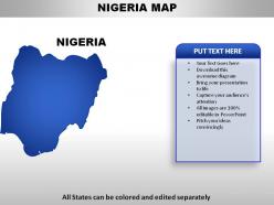 Nigeria country powerpoint maps