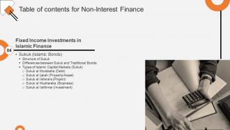 Non Interest Finance Fin CD V Appealing Best