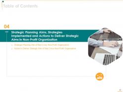 Non profit strategic planning to transform humanitarian assistance and achieve organizational objectives deck