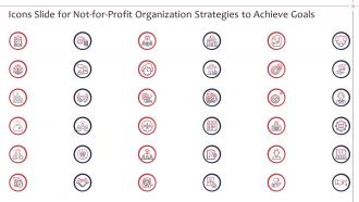 Not for profit organization strategies to achieve goals powerpoint presentation slides