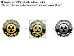 Nuclear power circles powerpoint presentation slides db