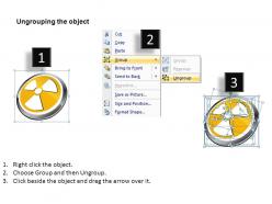 Nuclear power circles powerpoint presentation slides db