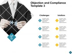 Objection And Compliance Powerpoint Presentation Slides