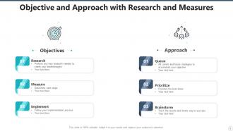 Objective And Approach Powerpoint Ppt Template Bundles