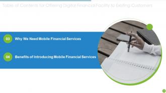 Offering Digital Financial Facility To Existing Customers Powerpoint Presentation Slides