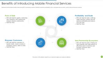 Offering Digital Financial Facility To Existing Customers Powerpoint Presentation Slides