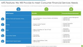 Offering Digital Financial Facility To Existing Customers Powerpoint Presentation Slides