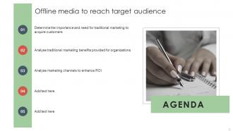 Offline Media to Reach Target Audience MKT CD V