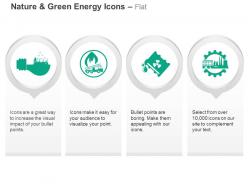 Oil refinery fire brigade nuclear fuel nuclear plant ppt icons graphics