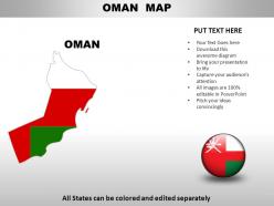 Oman country powerpoint maps