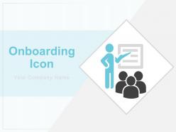 Onboarding icon organisation structure trainer manager client customer