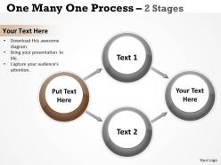 One many one process 2 stages 6