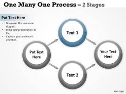 One many one process 2 stages 6