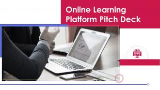 Online learning platform pitch deck ppt template