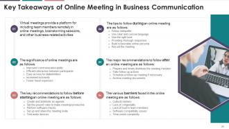 Online Meetings In Business Communication Training Module On Business Communication Edu Ppt