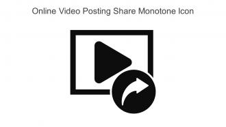 Online Video Posting Share Monotone Icon In Powerpoint Pptx Png And Editable Eps Format