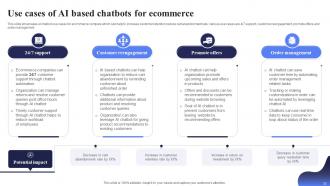 Open AI Chatbot For Enhanced Personalization And Improved Automation AI CD V Informative Slides