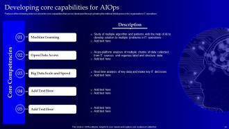 Operational Strategy For Machine Learning In Informational Technology Industry Powerpoint Presentation Slides