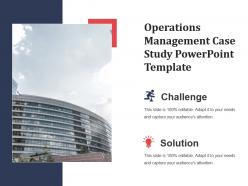 Operations management case study powerpoint template