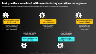 Operations Strategy To Optimize Manufacturing Process Powerpoint Presentation Slides Strategy CD Researched Slides