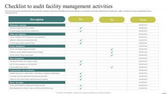 Optimizing Facility Operations A Comprehensive Maintenance Planning Guide Complete Deck Editable Engaging