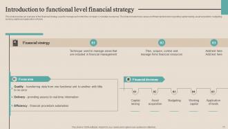 Optimizing Functional Level Strategy To Achieve Business Objectives Powerpoint Presentation Slides Strategy CD V Adaptable Customizable