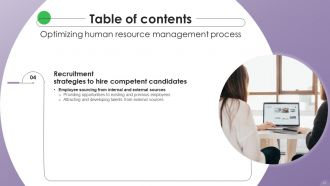 Optimizing Human Resource Management Process Powerpoint Presentation Slides