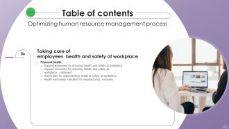 Optimizing Human Resource Management Process Powerpoint Presentation Slides