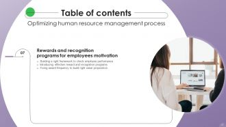 Optimizing Human Resource Management Process Powerpoint Presentation Slides