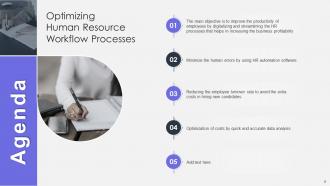 Optimizing Human Resource Workflow Processes Complete Deck