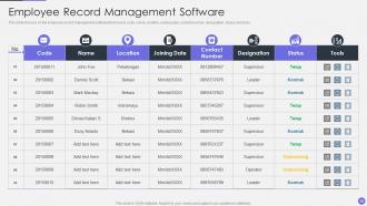 Optimizing Human Resource Workflow Processes Complete Deck