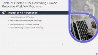 Optimizing Human Resource Workflow Processes Complete Deck