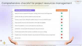 Optimizing Project Success Rate Through Effective Project Resources Management Complete Deck Unique Informative