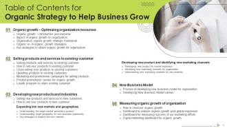 Organic Strategy To Help Business Grow Strategy CD