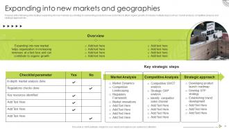 Organic Strategy To Help Business Grow Strategy CD